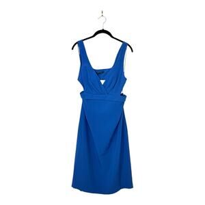 NWT Black Halo Jackie O Cutout Dress in Blue Size 8